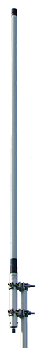 Omni-directional UHF scaled collinear, white, 300-400MHz, specify 5%, 6dBd – 2.9m